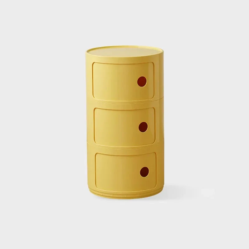 Table de Chevet Ronde - Design Moderne Scandinave