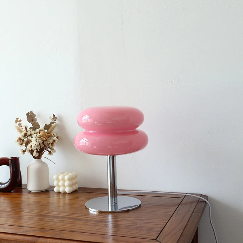 Lampe de Table Macaron - Design Rétro et Moderne